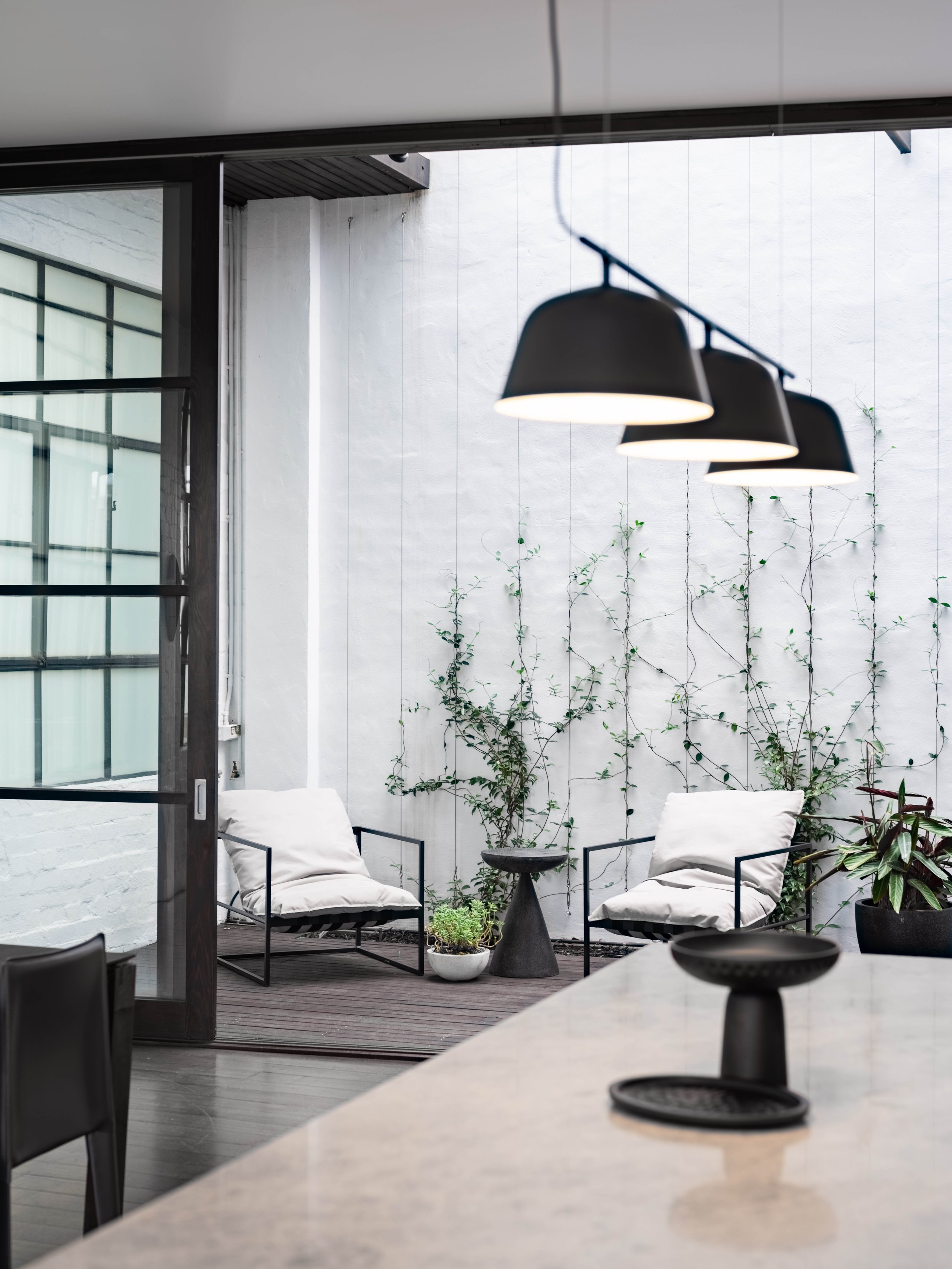 South Yarra House — mezzanine lounge